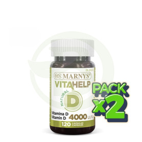 Pack 2x Vitahelp D Natural 120 Cápsulas Marnys