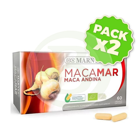 Pack 2x Macamar 60 Capsulas Marnys