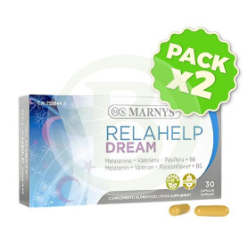 Pack 2x Relahelp Dream 30 Cápsulas Marnys
