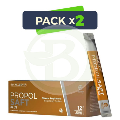 Pack 2x Propolsaft Plus 12 Sticks Bebibles Marnys
