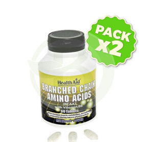 Pack 2x BCAA con Vitamina B6 Health Aid