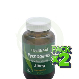 Pack 2x Pycnogenol 30Mg. Health Aid