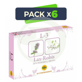 Pack 6x Lax Robis L-3 60 Comprimidos Robis