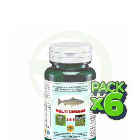 Pack 6x Multi Omegas 3-6-9 Robis