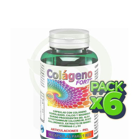 Pack 6x Colágeno Forte 90 Cápsulas Robis