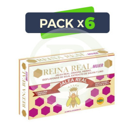 Pack 6x Reina Real Mujer 20 Ampollas Robis