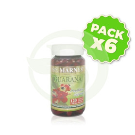 Pack 6x Guaraná 120 Cápsulas Marnys