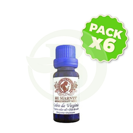 Pack 6x Aceite Esencial de Cedro de Virginia Marnys
