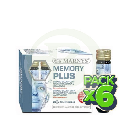 Pack 6x Memory Plus Viales Marnys
