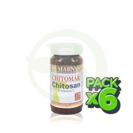 Pack 6x Chitomar 120 Cápsulas Marnys