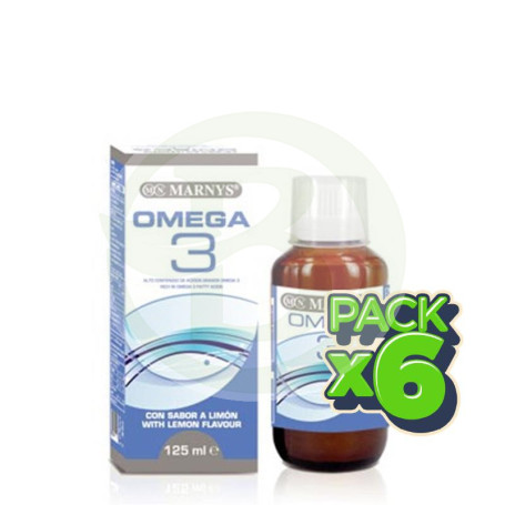 Pack 6x Omega 3 Fish Oil Marnys