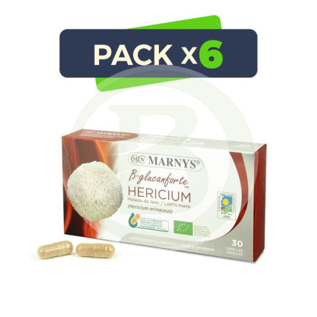 Pack 6x Melena de León BIO 30 Cápsulas Marnys