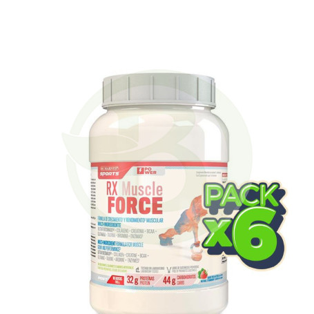 Pack 6x Rx Muscle Force 1.800Gr. Marnys Sport
