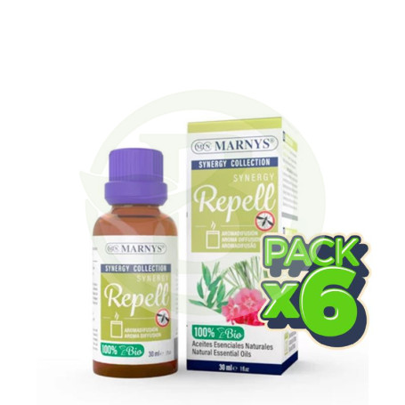 Pack 6x Synergy Repell 30Ml. Marnys