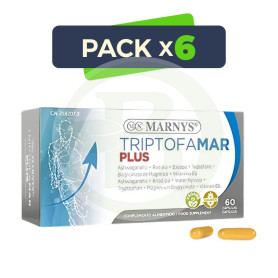 Pack 6x Triptofamar Plus 60 Cápsulas Vegetales Marnys