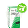 Pack 6x Ajo Negro 750Mg. Health Aid