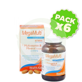 Pack 6x MegaMulti con Ginseng Health Aid