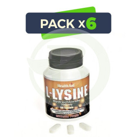 Pack 6x L-Lisina Health Aid