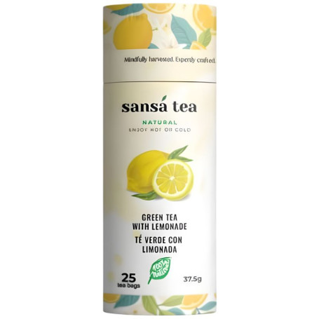Infusão de Chá Verde com Limonada 25 Filtros Maya Organic