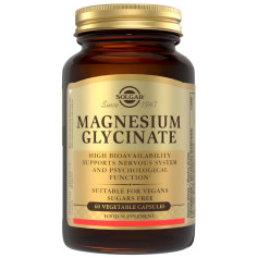 Magnésio Bisglicinato 60 Cápsulas Solgar