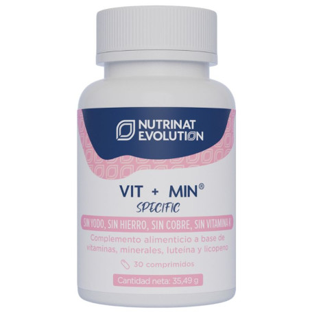 Vit+Min Specific 30 Comprimidos Nutrinat Evolution