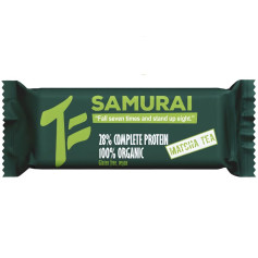 Barra Orgânica Proteica com Chá Matcha Samurai 50G Maya Organic