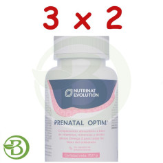 Pack 3x2 Prenatal Optim 60 Cápsulas Nutrinat Evolution