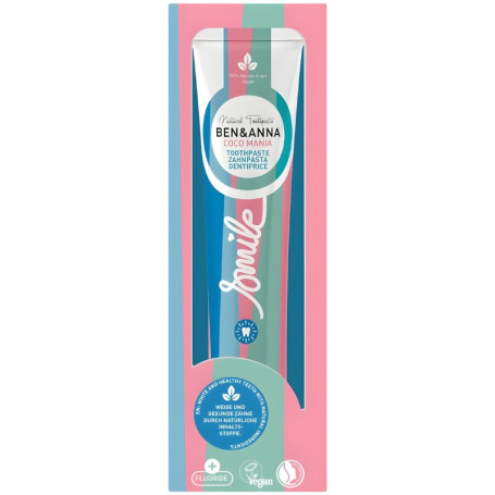 Dentífrico Coco Manía com Flúor 75Ml Ben&Anna