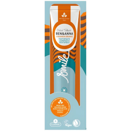 Dentífrico de Canela e Laranja com Flúor 75Ml Ben&Anna