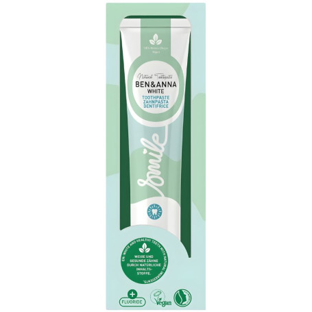 Dentífrico White com Flúor 75Ml Ben&Anna