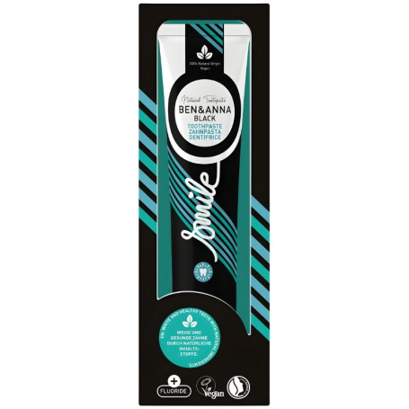 Dentífrico Black com Flúor 75Ml Ben&Anna