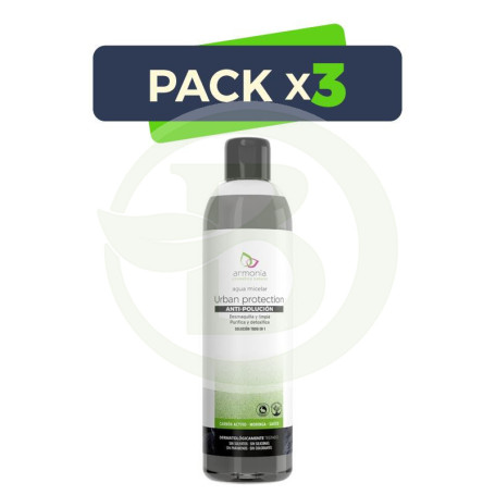 Pack 3x Agua Micelar Urban Protection 300Ml. Armonia