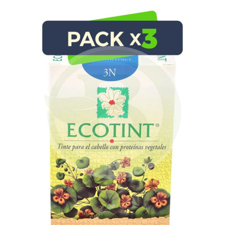 Pack 3x Ecotint Castaño Oscuro 3N Noefar
