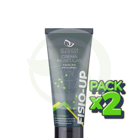Pack 2x Crema Fisio Up Masaje Muscular 75 Ml Armonia