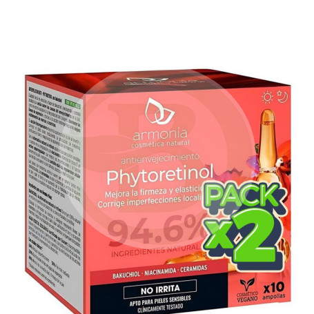 Pack 2x Ampollas Faciales Monodosi Phytoretinol Antienvej. 10Uds Armonia