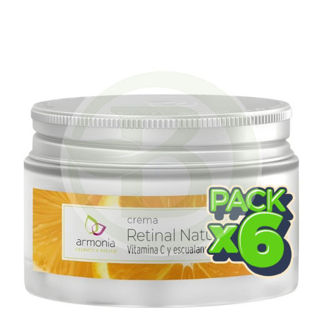 Pack 6x Crema Retinal Natural 50Ml Armonia