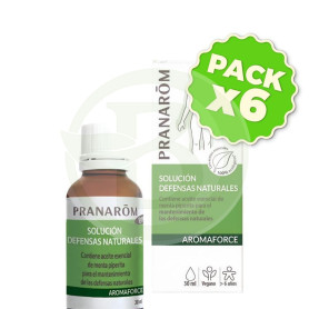 Pack 6x Solucion Defensas Naturales Bio 30Ml Pranarom