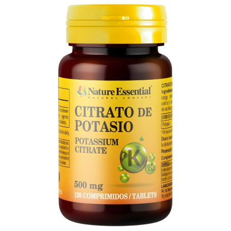 Citrato de Potássio 500Mg 120 Comprimidos Nature Essential