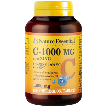 Vitamina C + Zinco 120 Comprimidos Nature Essential