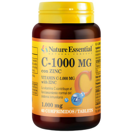 Vitamina C + Zinco 60 Comprimidos Nature Essential