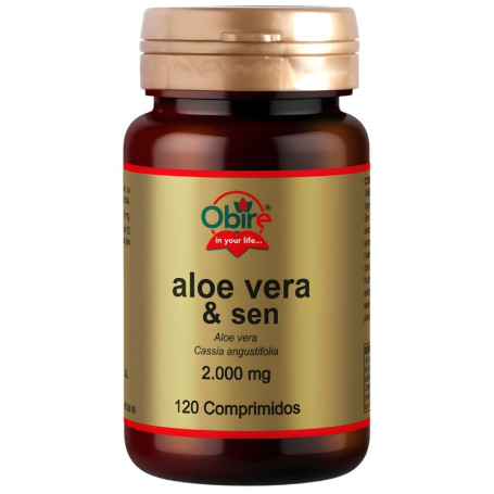 Aloe Vera com Sen 120 Comprimidos Obire