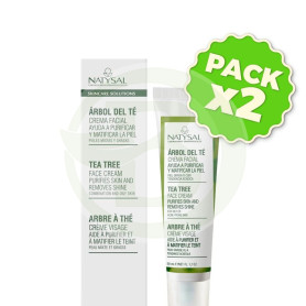 Pack 2x Crema Facial De Árbol del Té 50Ml Natysal