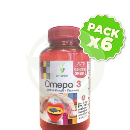 Pack 6x Omepa 3 (Epanova Plus) 90 cápsulas Nova Diet