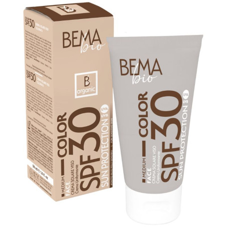 Creme Solar Facial com Cor Spf30+ 50Ml Bema