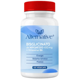 Bisglicinato De Magnésio + Vitamina B6 120 Cápsulas Alternative