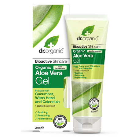 Gel com Pepino, Olmo Escocês e Calêndula 200Ml. Dr. Organic
