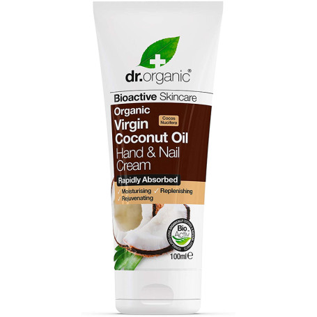 Creme Mãos e Unhas De Coco 100Ml. Dr. Organic
