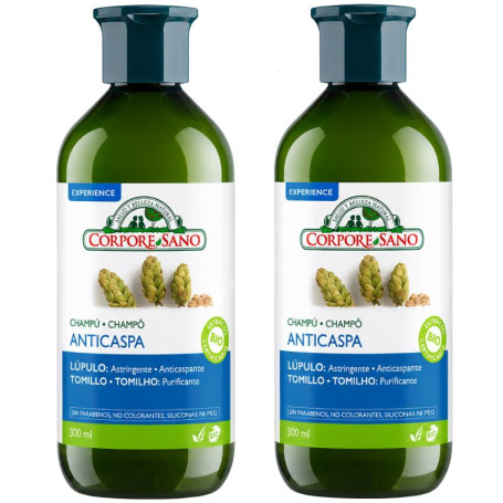 Champô Anticaspa 300+300Ml Corpore Sano