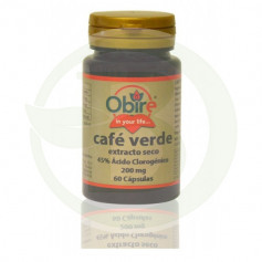 Extrato Seco de Café Verde 200Mg. 60 cápsulas obire