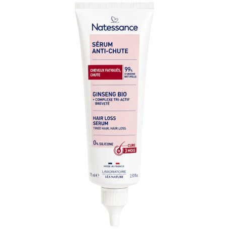 Sérum Capilar Anticaída com Ginseng Ecológico 75Ml Natessance
